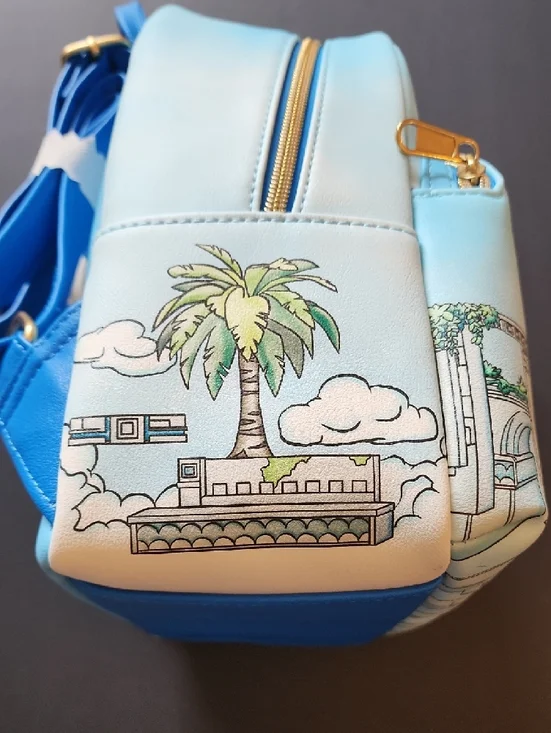 Loungefly Sonic The Hedgehog Character Mini Backpack - Light Blue. NWT - Picture 5 of 12